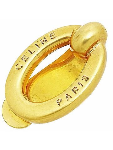 Céline Celine Oval Money Clip Matte Wallet (view 1)