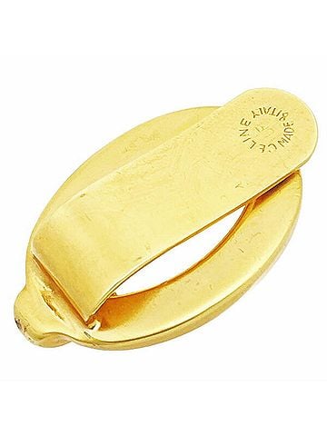 Céline Celine Oval Money Clip Matte Wallet (view 2)
