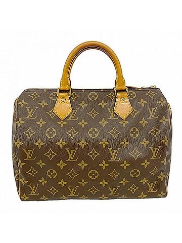 Louis Vuitton Louis Vuitton Monogram Speedy 30 Handbag M41108 Brown Women's (view 1)
