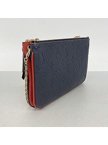 Louis Vuitton Louis Vuitton Monogram Empreinte Pochette Double Zip Shoulder Bag M63916 Marine Rouge (Women's) (view 2)