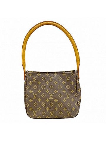 Louis Vuitton Louis Vuitton Monogram Looping MM Shoulder Bag M51146 Brown Women's (view 1)