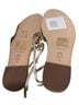Tory Burch 100% Leather Gold Sandals Size 5 - photo 2