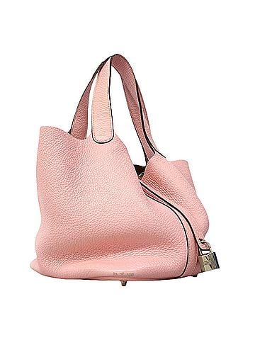 Hermès Hermes Picotin Lock MM handbag, Taurillon Clemence leather, Rose Sakura, T stamp, ladies'. (view 2)
