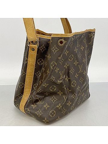 Louis Vuitton Louis Vuitton Monogram Petit Noé Shoulder Bag M42226 Brown Women's (view 2)