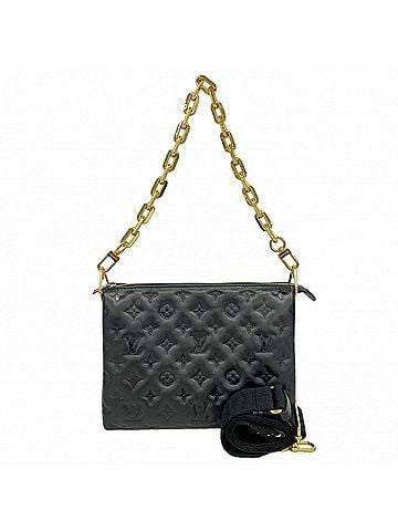 Louis Vuitton Louis Vuitton Monogram Embossed Coussin PM Shoulder Bag M21260 Noir (Women's) (view 1)