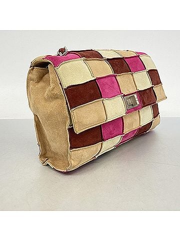 Chanel Chanel Shoulder Bag 2.55 Chain Suede Multicolor Women's (view 2)