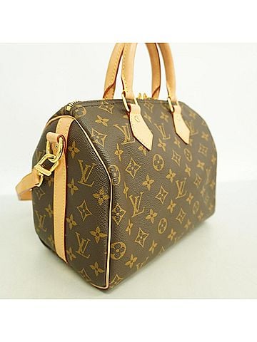 Louis Vuitton Louis Vuitton Monogram Speedy Bandoulière 25 Handbag M46977 Brown 2-way bag for women (view 2)