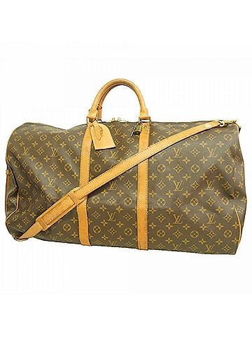 Louis Vuitton Louis Vuitton Bags - Boston Monogram Keepall Bandoulière 60 M41412 Brown Men's &amp; Women's (view 1)