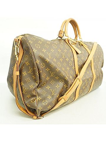 Louis Vuitton Louis Vuitton Bags - Boston Monogram Keepall Bandoulière 60 M41412 Brown Men's &amp; Women's (view 2)