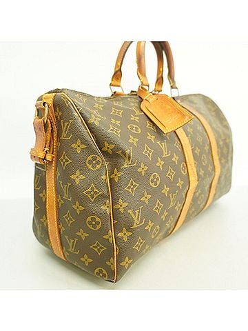 Louis Vuitton Louis Vuitton Bags - Boston Monogram Keepall Bandoulière 45 M41418 Brown Men's &amp; Women's (view 2)
