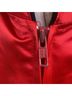 New Balance 100% Satin Red Black Jacket Size M - photo 8