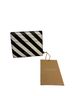 Michael Kors 100% Leather Stripes White Black Card Holder  One size - photo 1