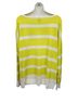CAbi Stripes Yellow White Pullover Sweater Size L - photo 2