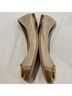 Tory Burch Gold Ivory Flats Size 5 - photo 5