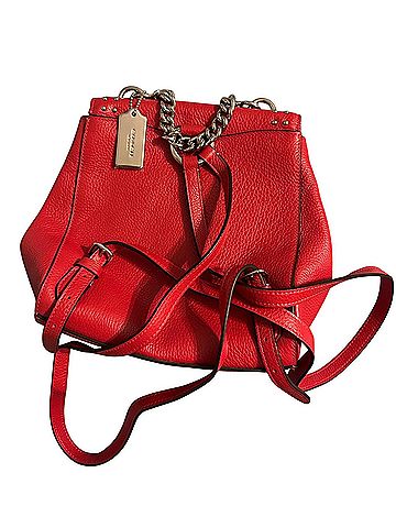 Coach Leather Backpack (view 2)