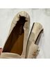 Tory Burch 100% Leather White Flats Size 5 1/2 - photo 10