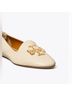 Tory Burch 100% Leather White Flats Size 5 1/2 - photo 5