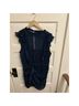 ALLSAINTS 100% Polyester Snake Print Blue Casual Dress Size 10 - photo 4