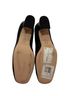 Tory Burch 100% Leather Black Gold Heels Size 6 - photo 2