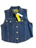 Circus NY by Sam Edelman Blue Denim Vest Size S - photo 1