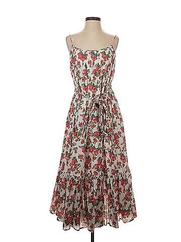 Rhode Floral Dress with Tie Waist Casual Dress (view 1)
