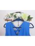 Sandro 100% Silk Blue Sleeveless Silk Top Size S - photo 4