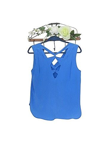 Sandro Sleeveless Silk Top (view 2)