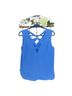 Sandro 100% Silk Blue Sleeveless Silk Top Size S - photo 2