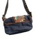 Guess Floral Blue Brown Shoulder Bag One size - photo 2