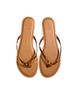 J.Crew Animal Print Tan Multi Color Flip Flops Size 12 - photo 2