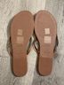 J.Crew Animal Print Tan Multi Color Flip Flops Size 12 - photo 5