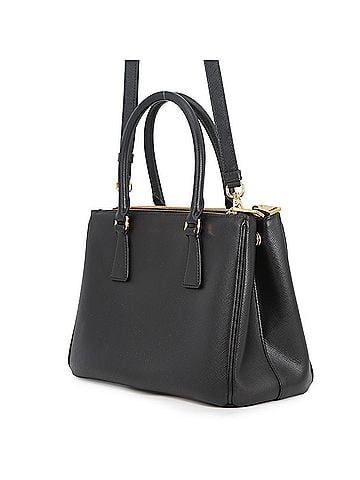 Prada Prada Galleria Saffiano Leather Handbag 1BA863 PRADA 2-way Shoulder Bag Black (view 2)