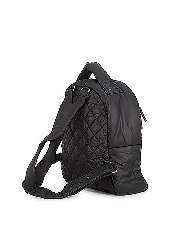 Chanel Chanel Coco Cocoon Quilted Backpack, Matelassé, Mark, Nylon, A92559, CHANEL Handbag, Black, Women's, (view 2)