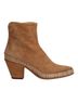 Officine Creative 100% Suede Tan Ankle Boots Size 10 - photo 3