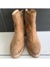 Officine Creative 100% Suede Tan Ankle Boots Size 10 - photo 7