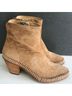 Officine Creative 100% Suede Tan Ankle Boots Size 10 - photo 6