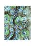 ALEMAIS Floral Green Blue Casual Pants Size 6 - photo 6