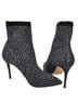 Something Navy Black White Ankle Boots Size 7 - photo 1
