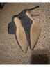 Something Navy Black White Ankle Boots Size 7 - photo 4