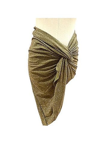 Baobab Collection Mia Lurex Mini Pareo Skirt Swimsuit Cover Up (view 1)
