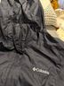 Columbia 100% Acrylic Color Block Black Raincoat Size M - photo 3