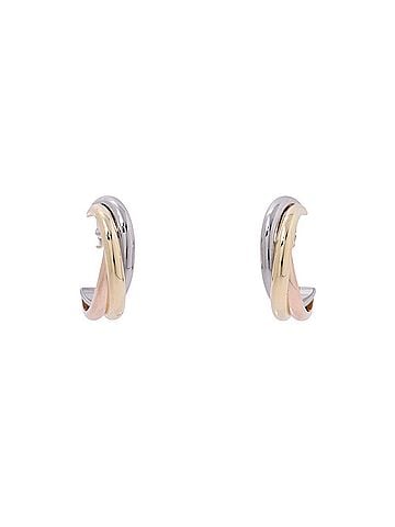 Cartier Cartier Trinity Earrings Mini Model 18K Yellow Gold Pink White B8301540 (view 1)