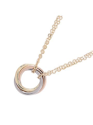 Cartier Cartier Trinity Pendant Mini Necklace, 18KPG, 18KKYG, 18KWG, B7224851. (view 1)