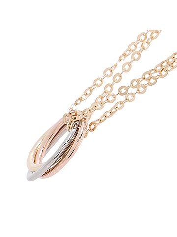 Cartier Cartier Trinity Pendant Mini Necklace, 18KPG, 18KKYG, 18KWG, B7224851. (view 2)