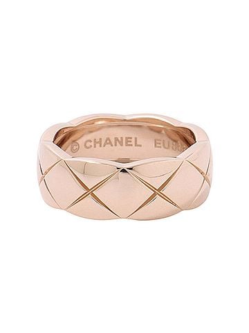 Chanel Chanel Coco Crush Medium Ring, 18K Pink Gold, Ring, J10817. (CHANEL ring) (view 1)