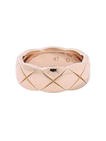 Chanel Chanel Coco Crush Medium Ring, 18K Pink Gold, Ring, J10817. (CHANEL ring) (view 2)