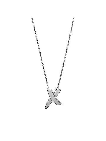 Tiffany & Co. TIFFANY&amp;Co. Tiffany Graffiti Kiss x Paloma Picasso Necklace Pendant SV925 Men's Women's (view 1)