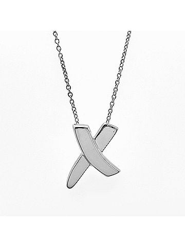 Tiffany & Co. TIFFANY&amp;Co. Tiffany Graffiti Kiss x Paloma Picasso Necklace Pendant SV925 Men's Women's (view 2)