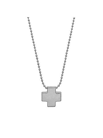 Tiffany & Co. TIFFANY&amp;Co. Tiffany Roman Cross Necklace Pendant Rosary SV925 Men's Women's (view 1)