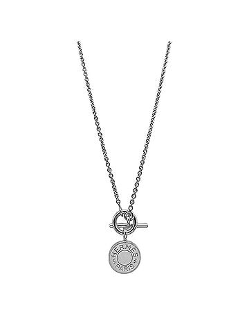 Hermès HERMES Amulette Sellier Clou de Selle Necklace Pendant Toggle SV925 Men's Women's (view 1)